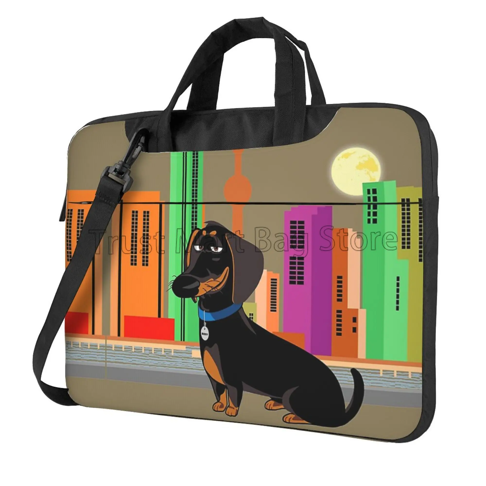 Cute Dachshund Print Laptop Ca - огляд і ціна Tablet Shoulder Bag