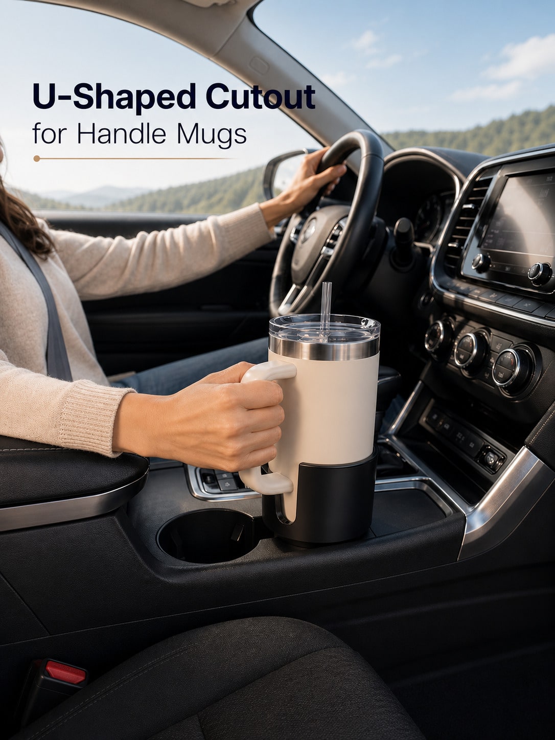 Car Cup Holder Expander Adapte - огляд і ціна Tablet Car Accessories