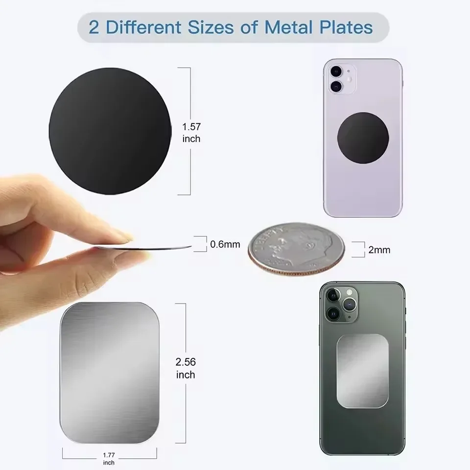 5/10pcs Magnetic Metal Plate D - огляд і ціна Tablet Accessories For Car