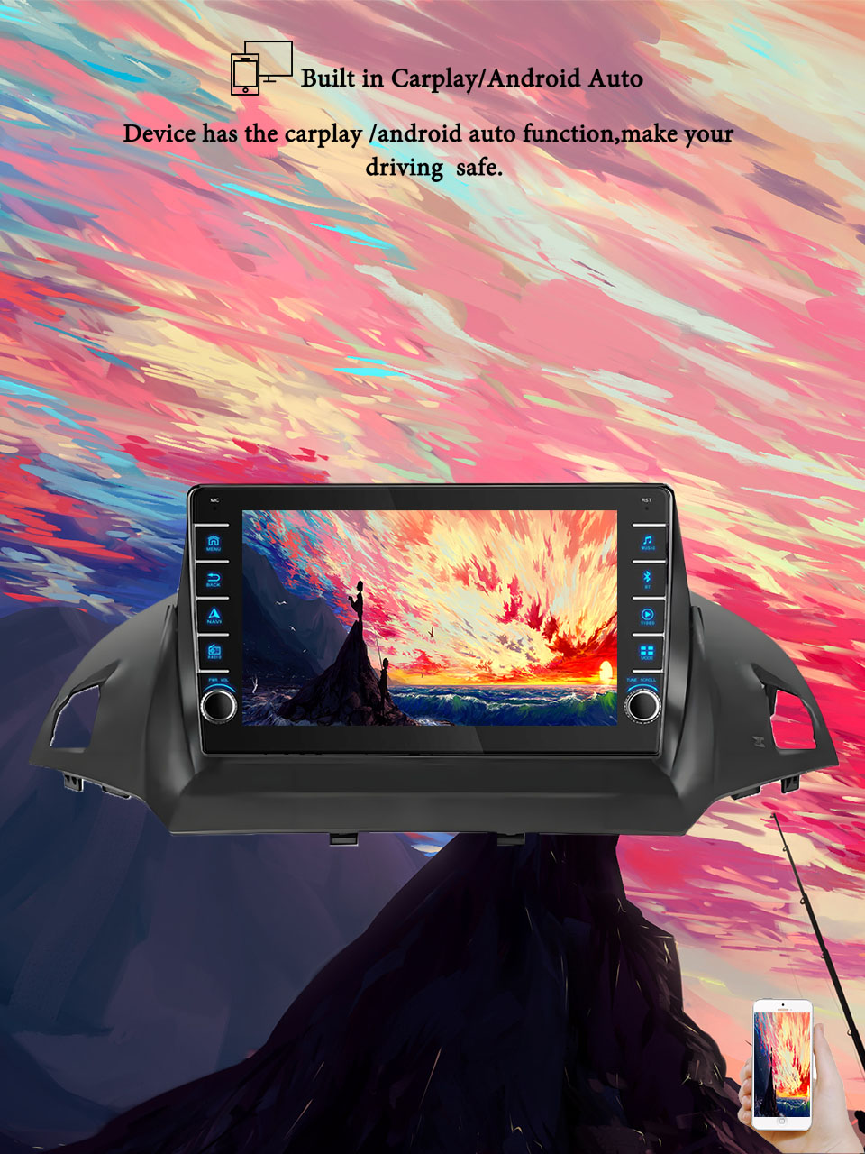 8G+128G Android 14 For Ford Ku - огляд і ціна Tablet Danish Mobile & Accessories Faisalabad