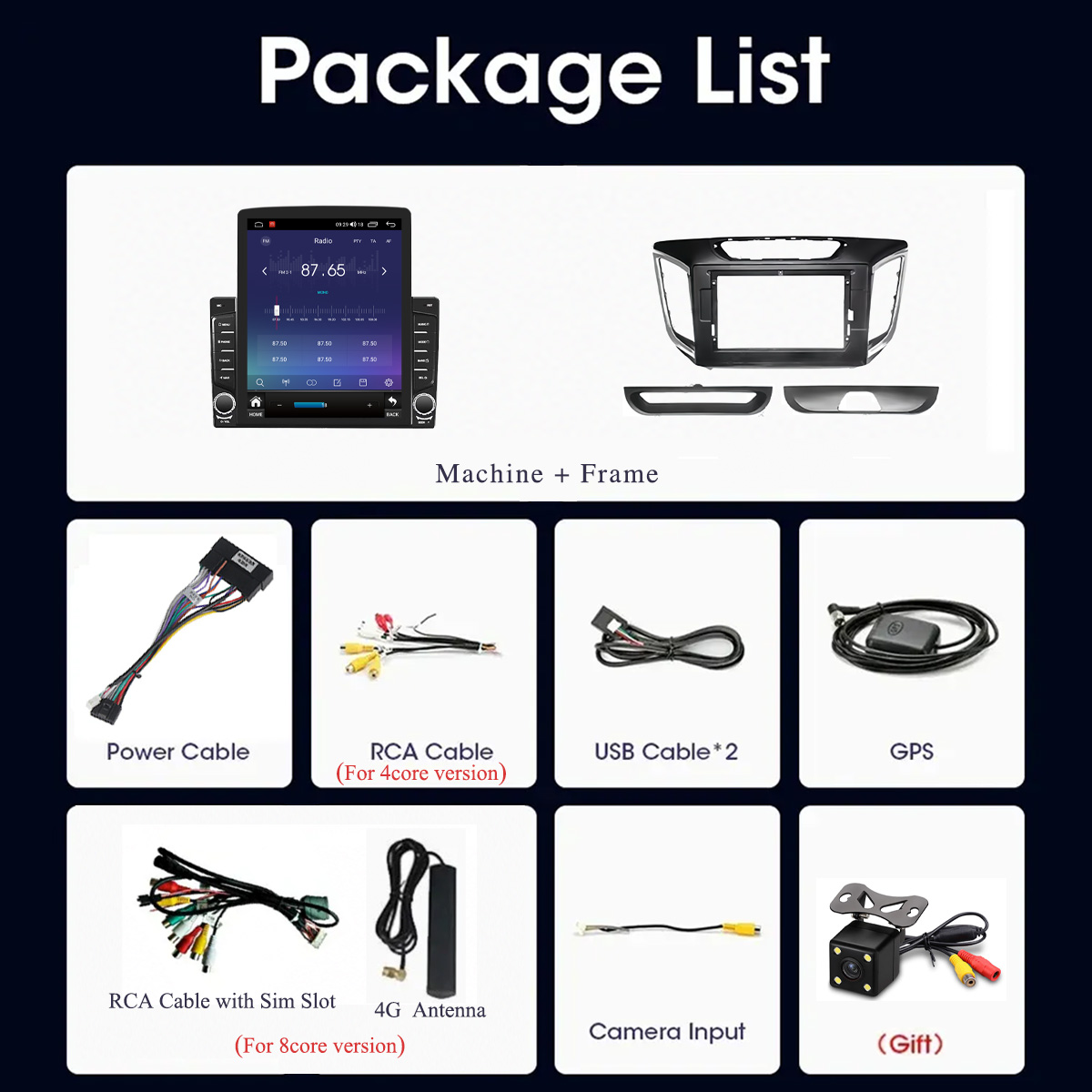 8G+128G Android 14 For Hyundai - огляд і ціна Tablet Danish Mobile & Accessories Faisalabad