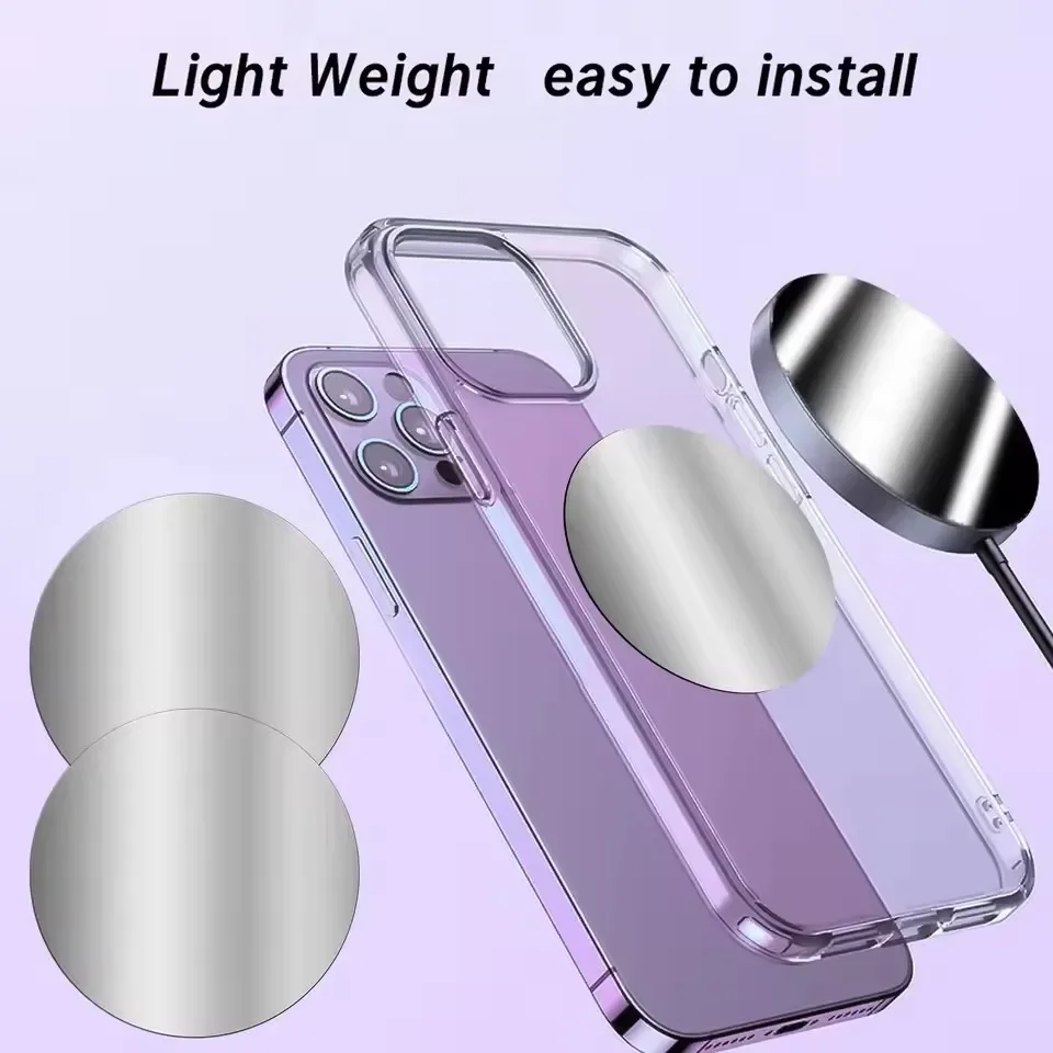 1-5PCS 8CM Magnetic Metal Plat - огляд і ціна Tablet Accessories For Car