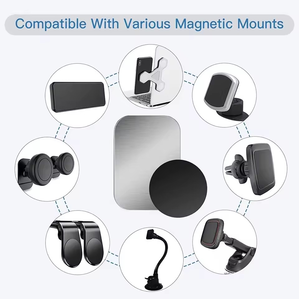 Thin Magnetic Metal Plate For  - огляд і ціна Tablet Car Accessories