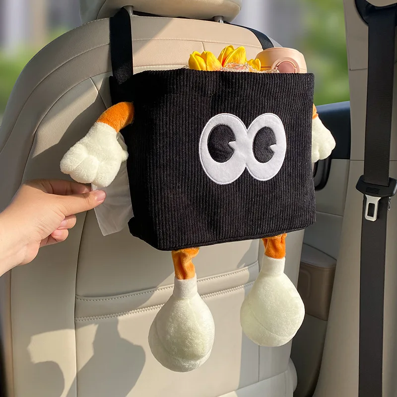 Car Trash Can Bin Cartoon Eye  - огляд і ціна Tablet Accessories For Car