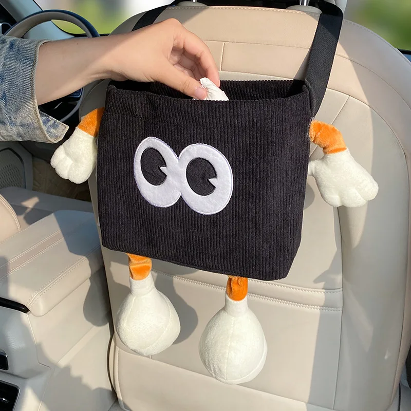 Car Trash Can Bin Cartoon Eye  - огляд і ціна Tablet Accessories For Car