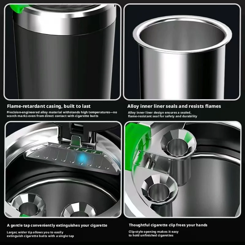 Portable Luminous LED Car Asht - огляд і ціна Tablet Accessories For Car