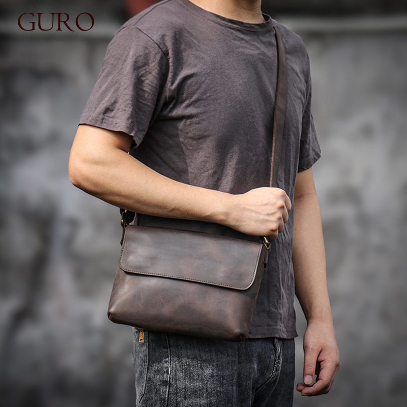 GURO Vintage Genuine Leather S - огляд і ціна Tablet Shoulder Bag
