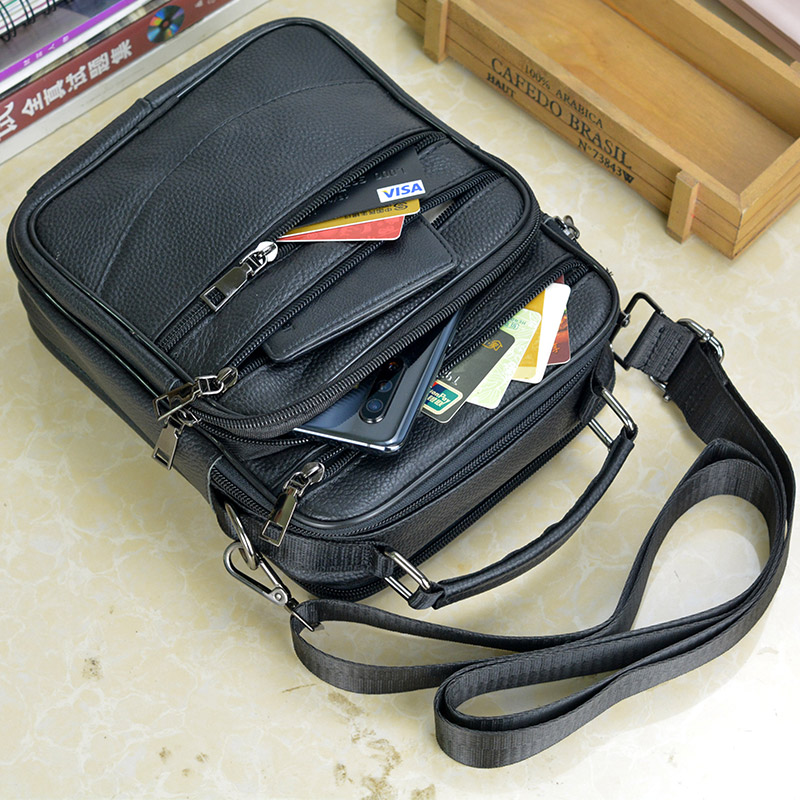 Fashion Men Genuine Leather Ha - огляд і ціна Tablet Shoulder Bag