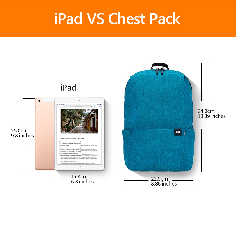 Original Xiaomi Backpack 10L B - огляд і ціна Tablet Shoulder Bag