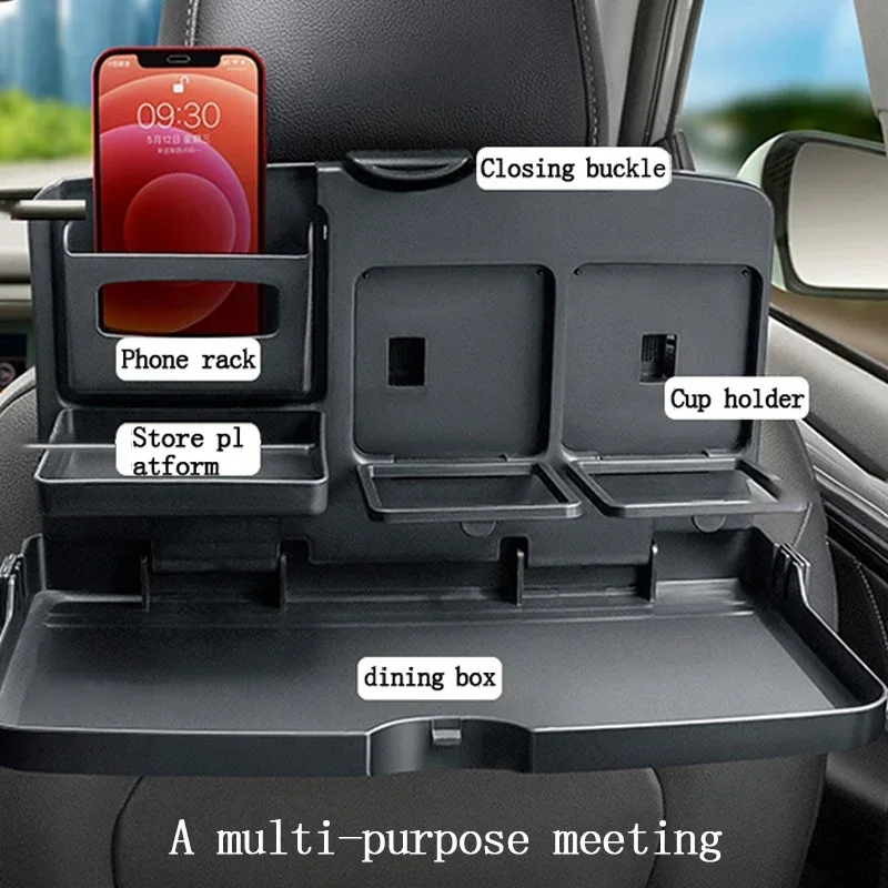 Car Back Seat Foldable Dining  - огляд і ціна Tablet Car Accessories