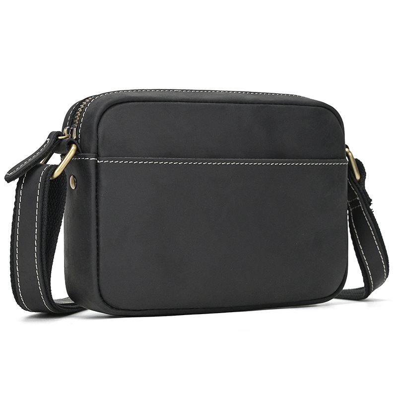 Crazy Horse leather men's cros - огляд і ціна Tablet Shoulder Bag