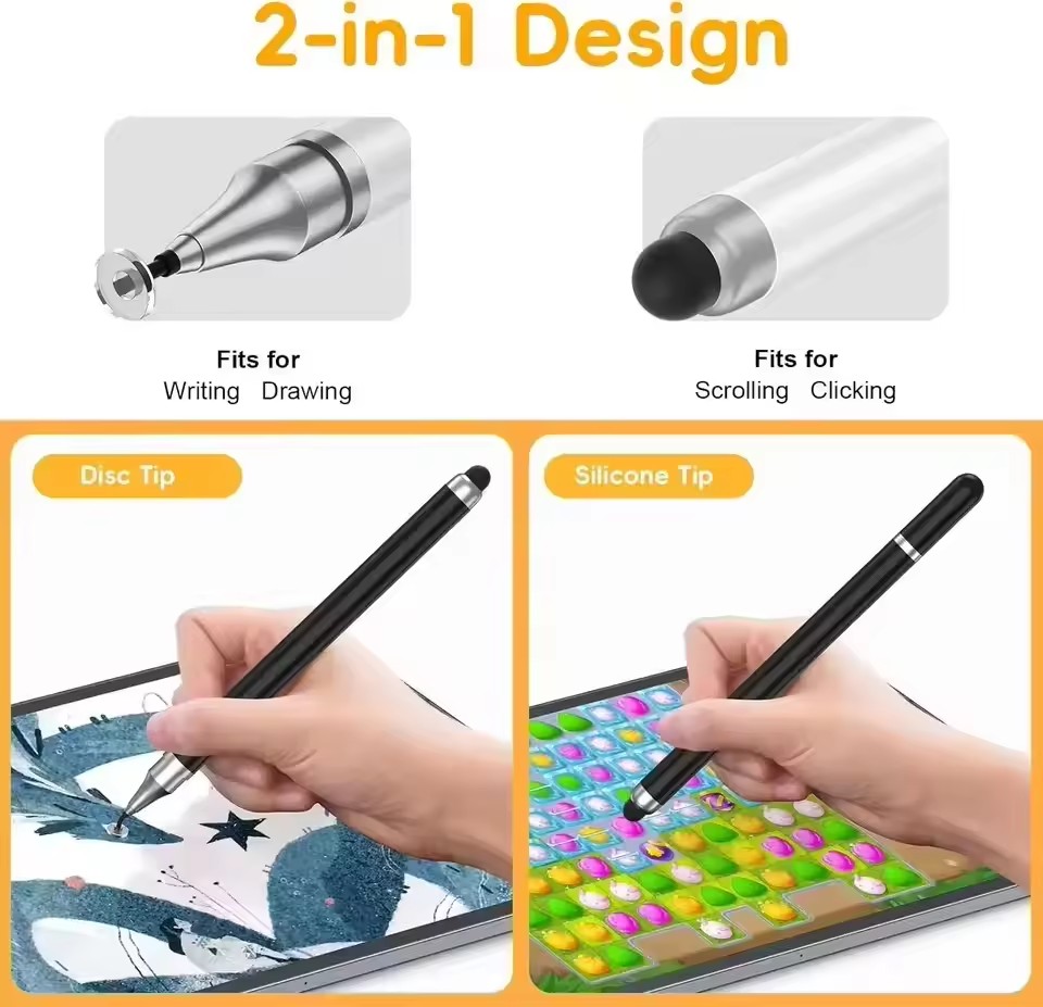 2 in 1 Universal Stylus Pen Fo - огляд і ціна Tablet Accessories